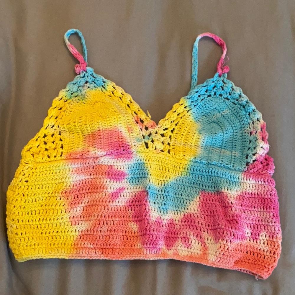 Forever 21 Crocheted Crop Top